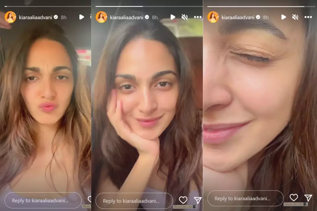Kiara Advani posts a new Instagram story; looks adorable! Check it out