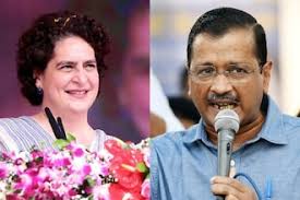 प्रियंका और केजरीवाल को चुनाव आयोग का नोटिस